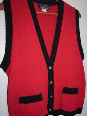 Vintage Willow Ridge Red Vest